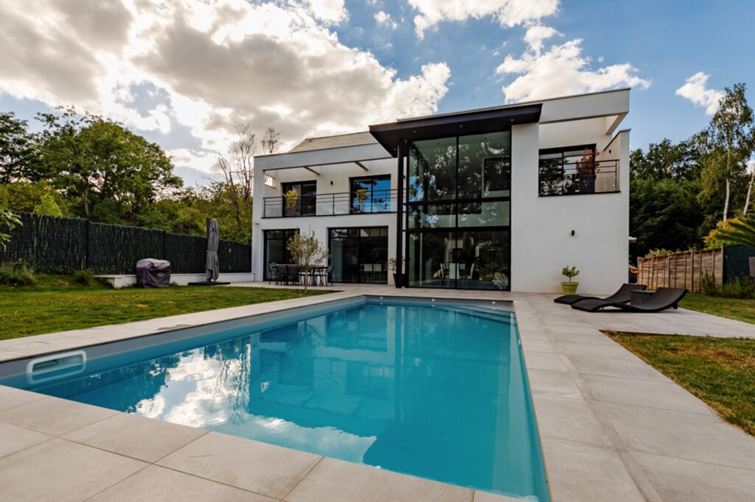 maison architecte avec piscine 75